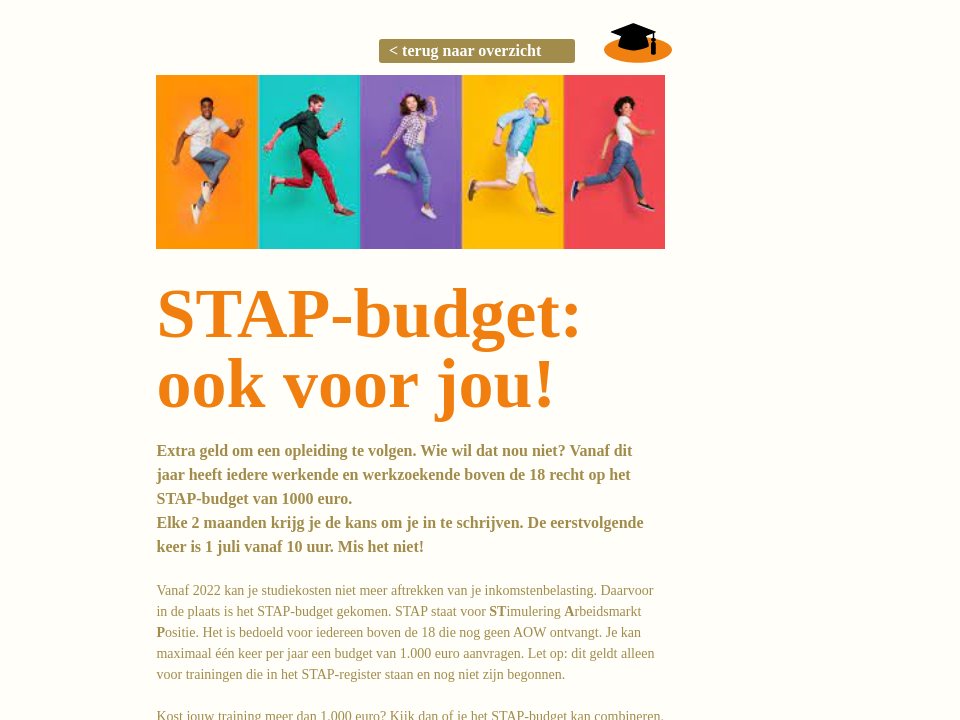 stapbudget - Dynamo beweegt #6